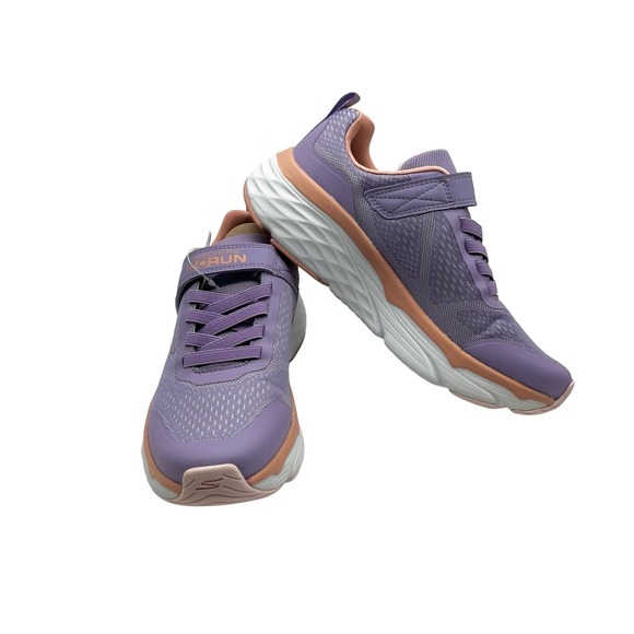 Skechers GOrun Girls Running Shoes Purple Lavender Athletic Sneakers - Picture 4 of 9